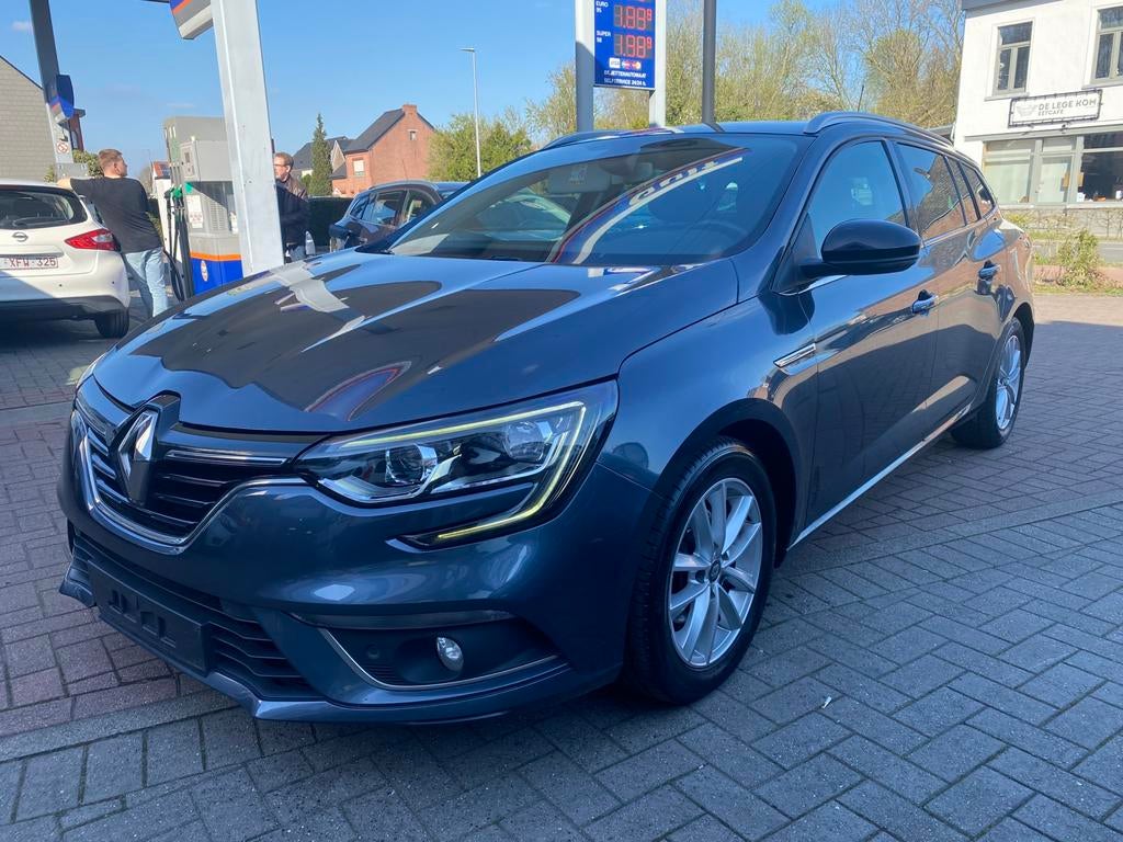 Renault Megane 1.2 - BENZINE - AUTOMAAT - 131.000km - 2017, Automaat, Stof, Blauw, Bedrijf