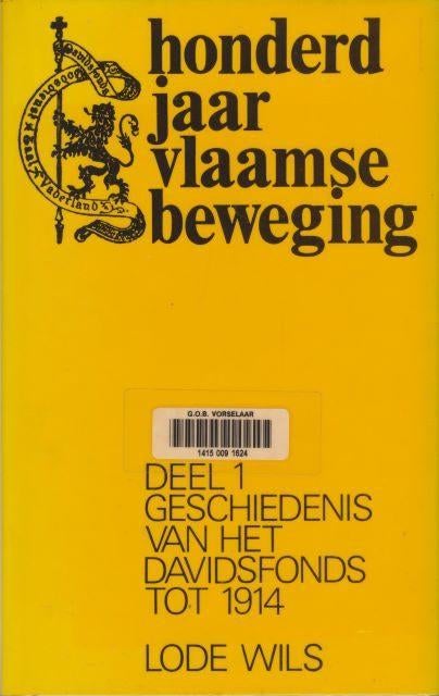 (p27) Honderd jaar Vlaamse Beweging, Boeken, Verzenden, Gelezen