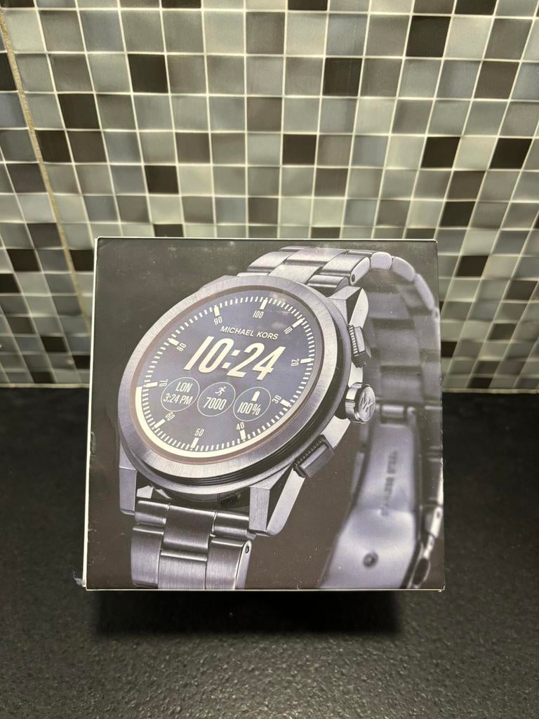 Michael Kors Access Grayson smartwatch  – MKT5028, Handtassen en Accessoires, Horloges | Heren, Staal, Staal, Polshorloge, Zo goed als nieuw