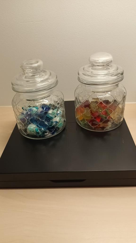 Bonbonnière en verre, Maison & Meubles, Enlèvement ou Envoi, Comme neuf