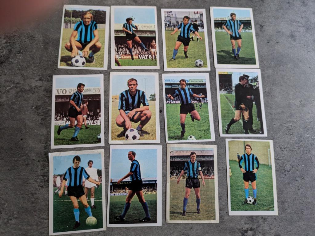 FOOT  CLUB DE BRUGES 1971/1972 12 X IMAGES, Envoi
