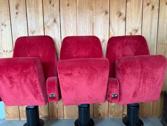 Unieke theaterstoelen, Maison & Meubles, Canapés | Sofas & Chaises Longues, Utilisé, Une personne, Moins de 150 cm, Moins de 75 cm