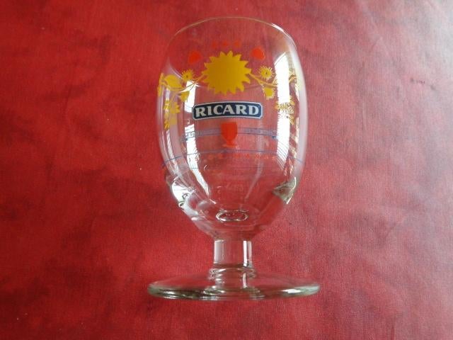 Verre publicitaire de collection. "RICARD", Collections, Envoi, Utilisé, Autres types