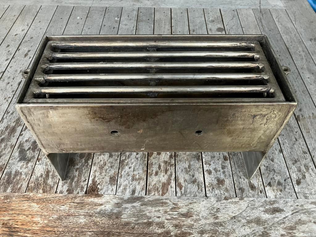 Tafelbarbecue inox 4 mm dik, Ophalen, Overige materialen, Minder dan 50 cm, Minder dan 50 cm