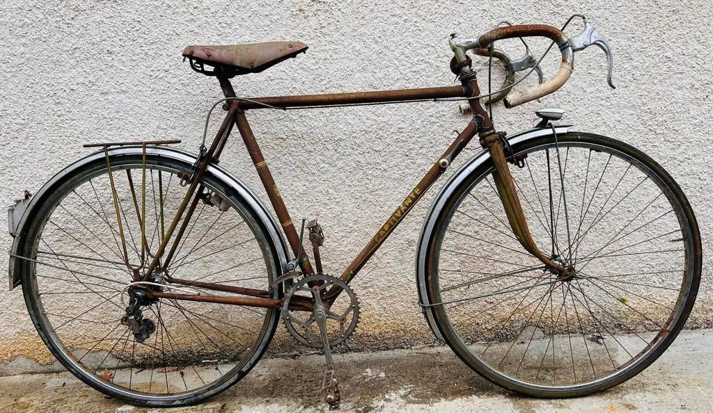 Randonneuse Jeunet-CAPTIVANTE - dérailleur suicide, 51 à 55 cm, Envoi, Années 50