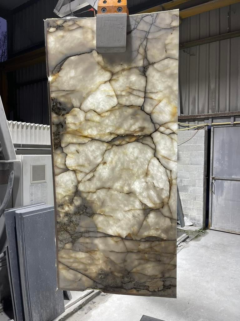 Natuursteen op maat voor venstertabletten/werkbladen..., Ophalen of Verzenden, Zo goed als nieuw, Composiet