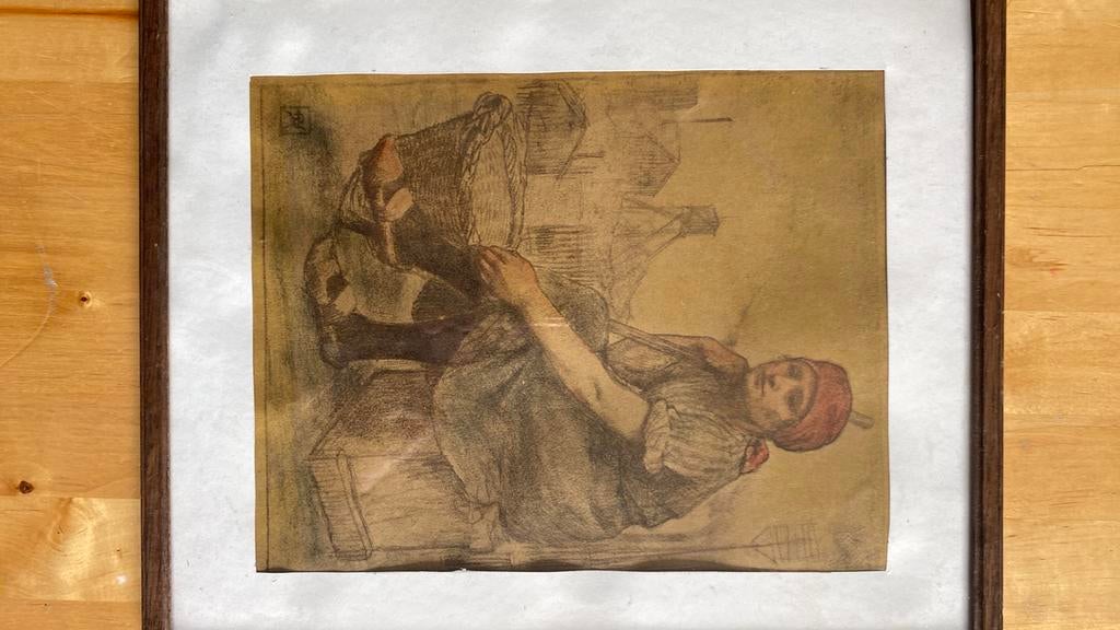 Lithographie Armand Rassnfosse, Enlèvement ou Envoi, Comme neuf