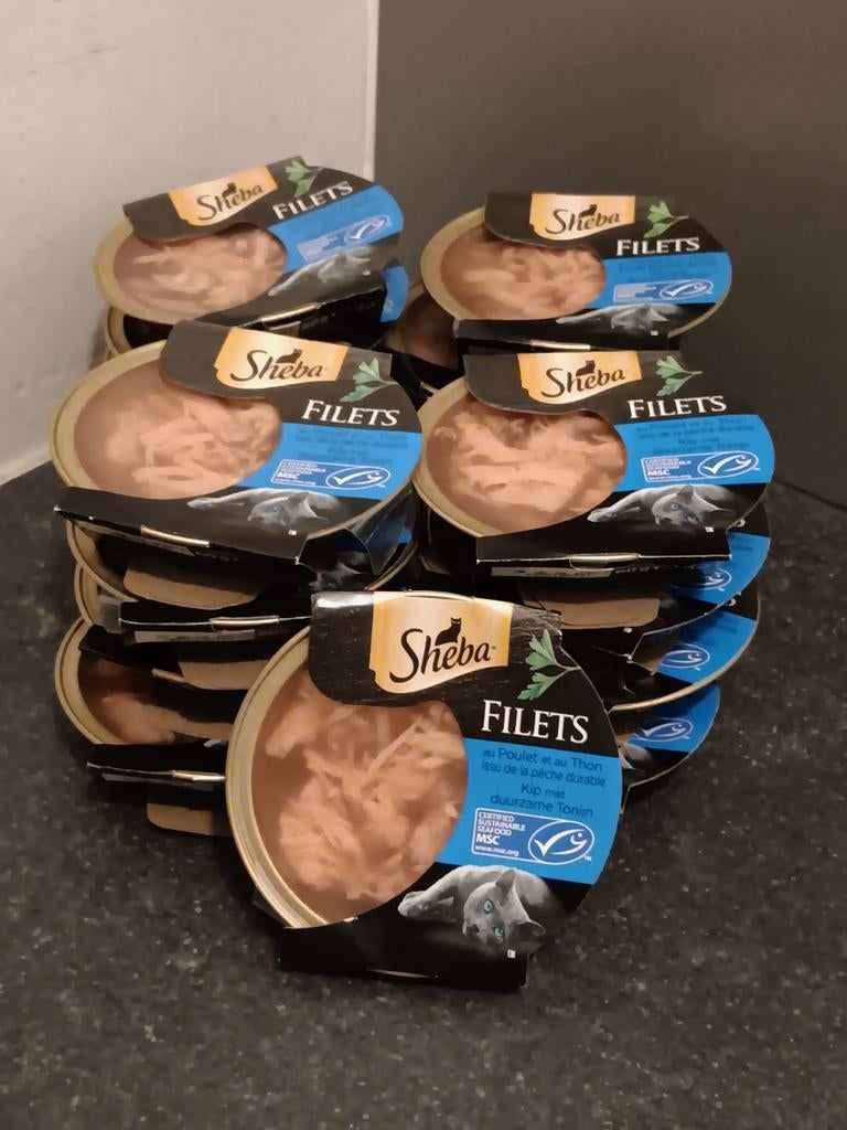 Sheba FILETS Kip met duurzame Tonijn, Dieren en Toebehoren, Ophalen