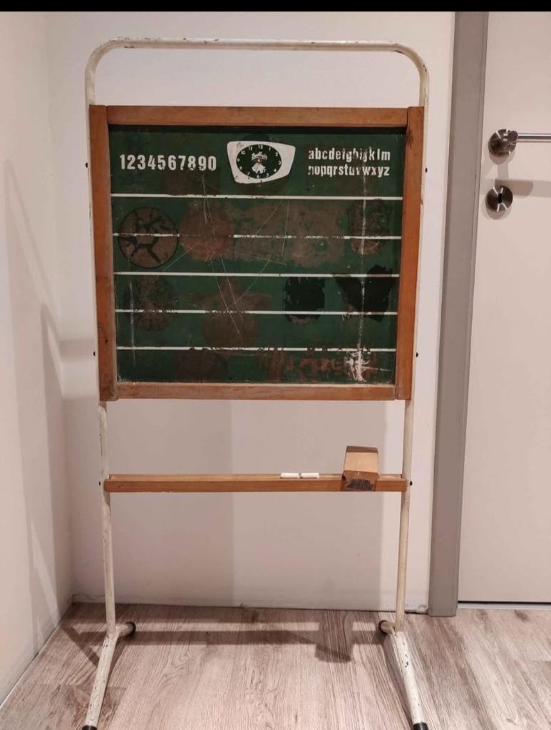 Jouet - Ancien tableau d'école années 70, Antiquités & Art, Enlèvement