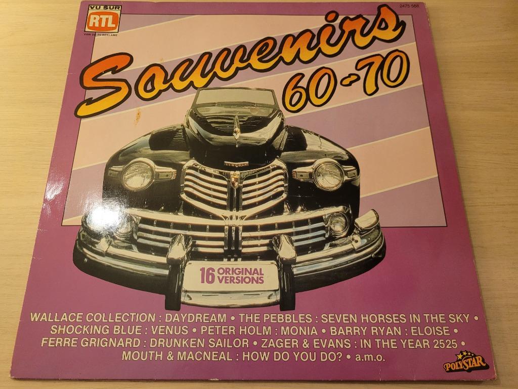 Disque vinyl 33 tours Various – Souvenirs 60-70, Ophalen of Verzenden, Zo goed als nieuw, Pop