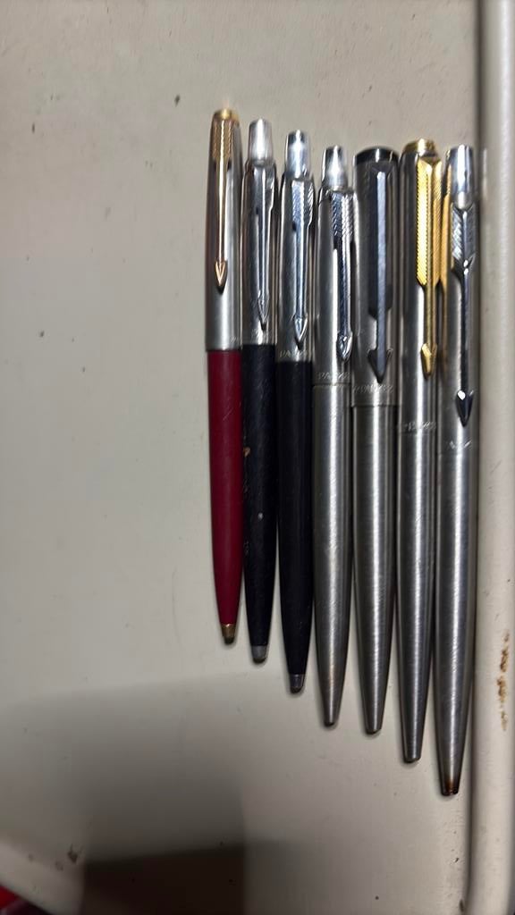 Stylo a bille parker lot, Enlèvement ou Envoi, Comme neuf, Stylo à bille, Parker