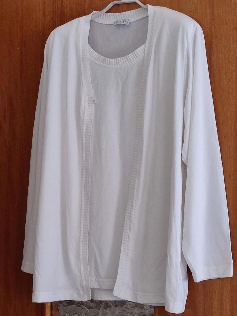 2 in 1 vest maat L, Kleding | Dames, Wit, Maat 42/44 (L), Nieuw, Bonita