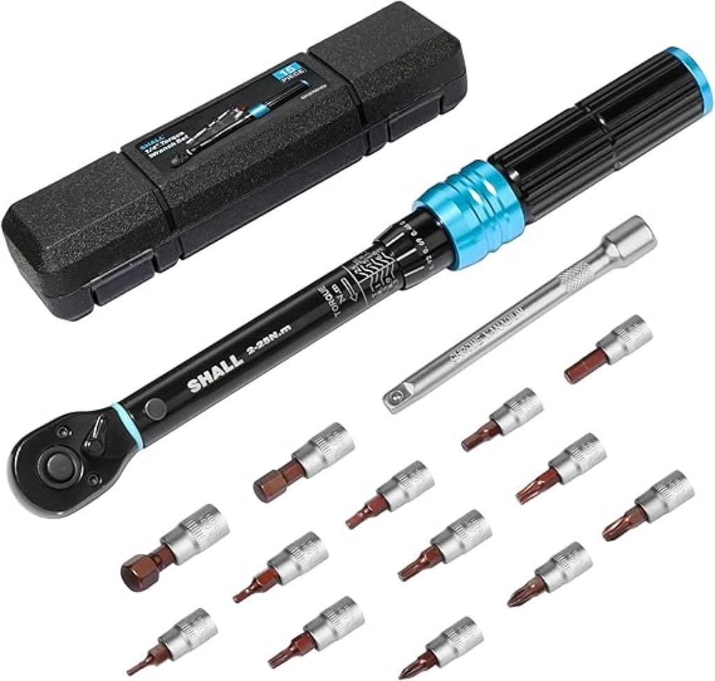 Ensemble de 15 clés dynamométriques SHALL LIVRAISON RAPIDE E, Envoi, Neuf