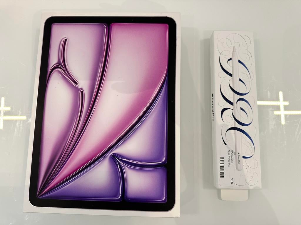 iPad Air 2024  (M2) - 6e Gen. - 128GB   + Pencil Pro, Computers en Software, Apple iPads, Overige kleuren, Apple iPad, 11 inch