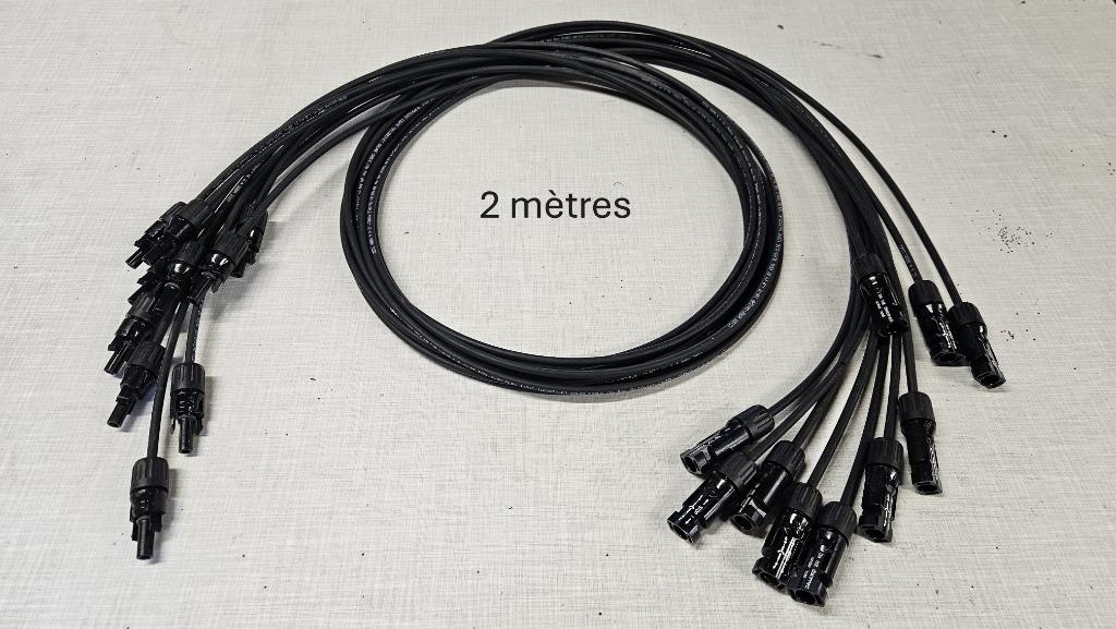 Lots de DC Câbles MC4 Panneaux Photovoltaïques M/F, Bricolage & Construction, Enlèvement ou Envoi, Neuf