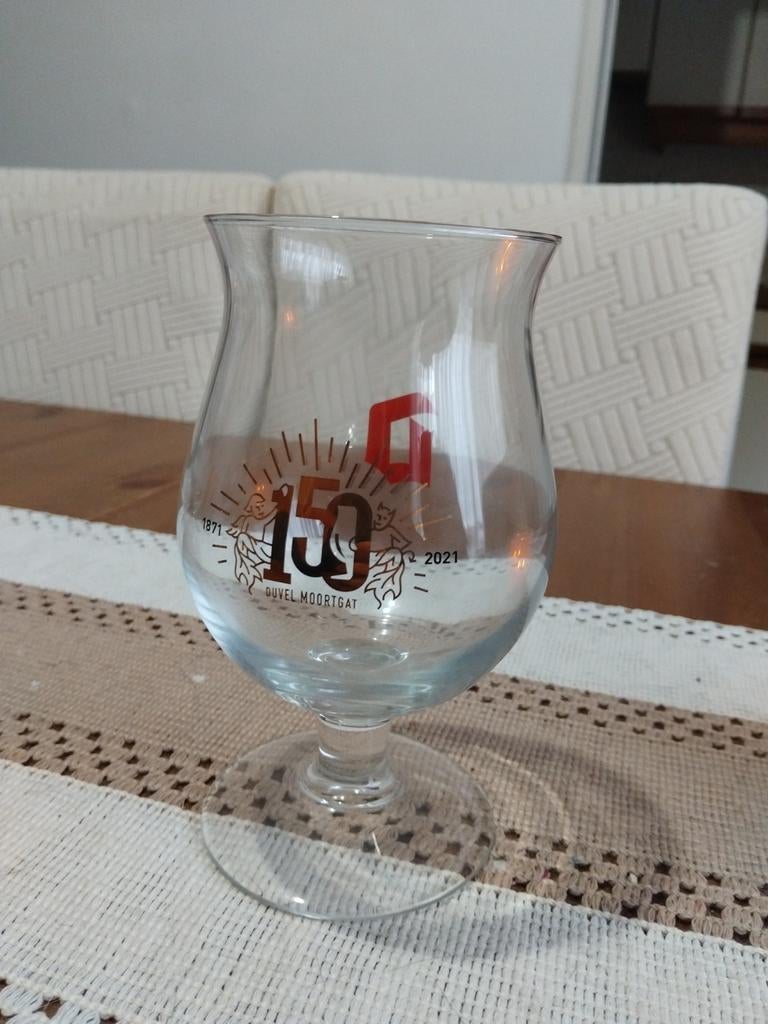 Duvel jubileum bierglas 150 jaar (1871–2021), Verzamelen, Ophalen, Nieuw, Glas of Glazen, Duvel