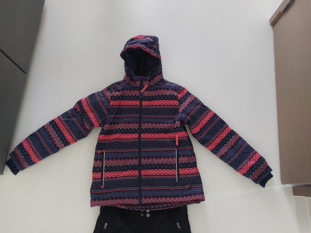 Skibroek + skijas (10 jaar), Overige merken, Ophalen of Verzenden, Zo goed als nieuw, Kleding