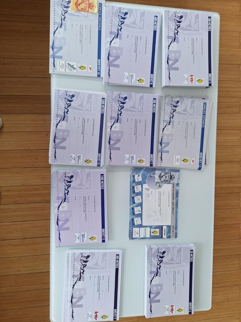 Brevets de natation neufs, Ophalen of Verzenden, Zo goed als nieuw