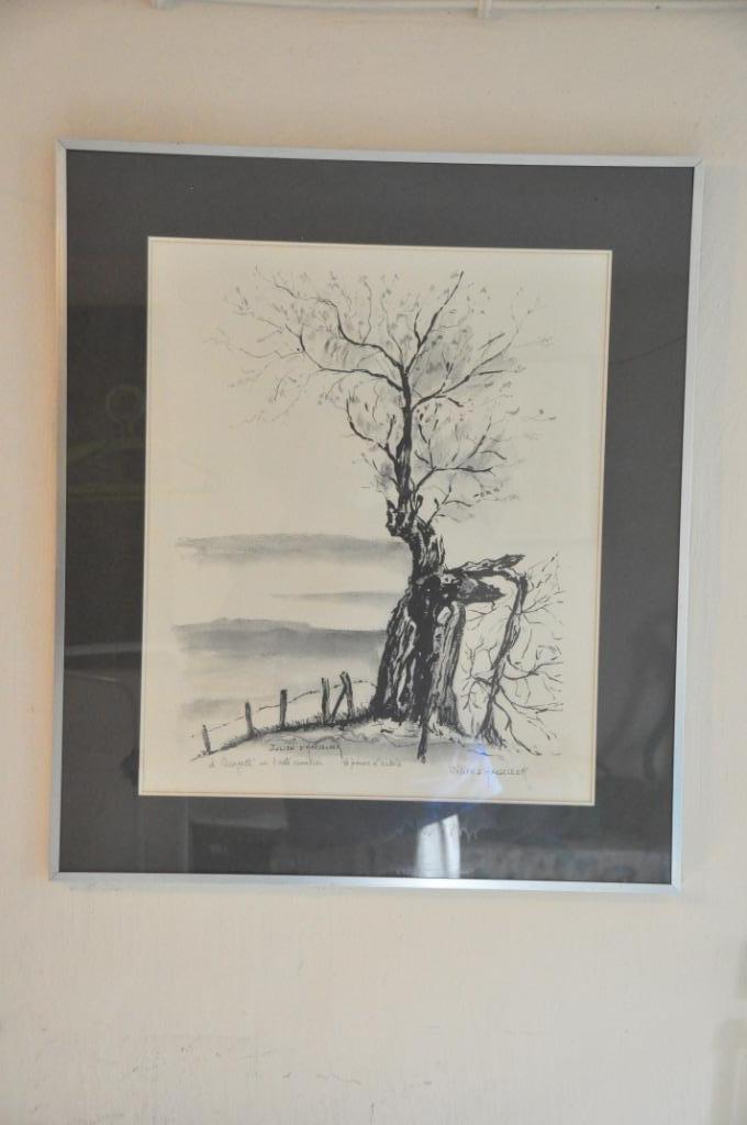 pentekening - aquarel - Julien d'Haeseleer, Antiek en Kunst, Ophalen of Verzenden