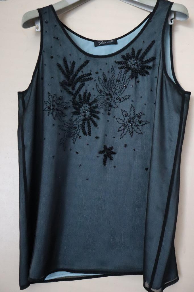 Top sans manches élégant de la marque Jarell, Enlèvement ou Envoi, Comme neuf, Bleu, Jarelle