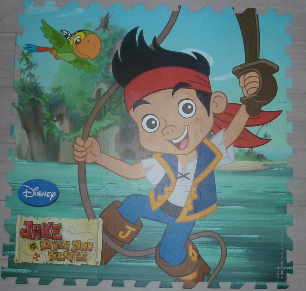 Disney foam vloerpuzzel Jake & the Neverland pirates, Enlèvement, Moins de 10 pièces, Comme neuf
