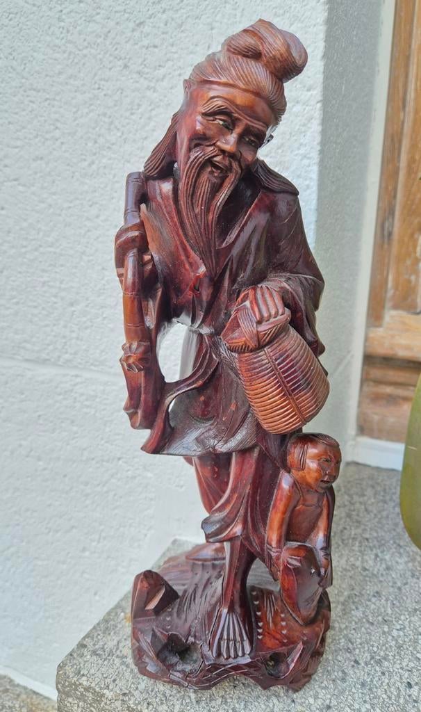 Houten sculptuur, Antiek en Kunst, Ophalen