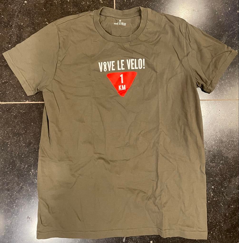 Origineel Vive Le Velo t-shirt medium in uitstekende staat, Ophalen, Zo goed als nieuw, Maat 48/50 (M)