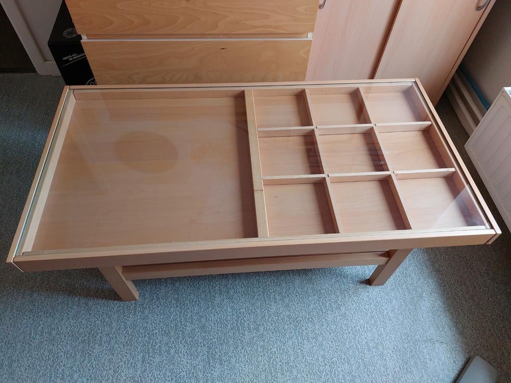 Ikea salontafel, Huis en Inrichting, Tafels | Salontafels, Ophalen, 50 tot 100 cm, 100 tot 150 cm, Glas