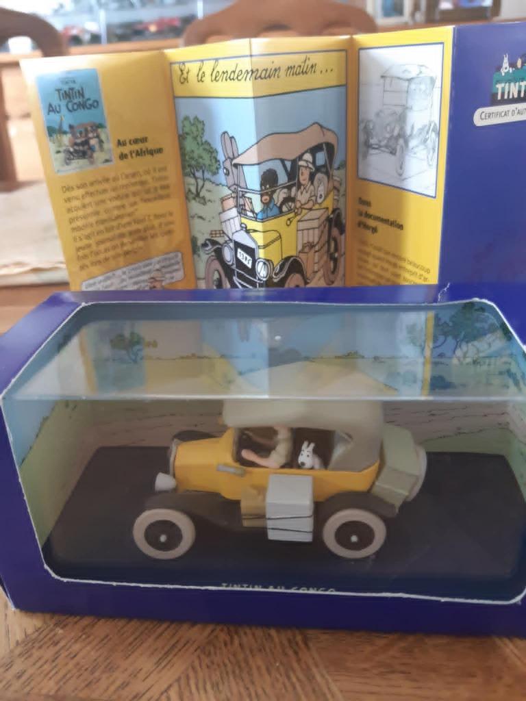 voiture tintin, Enlèvement, Tintin, Comme neuf