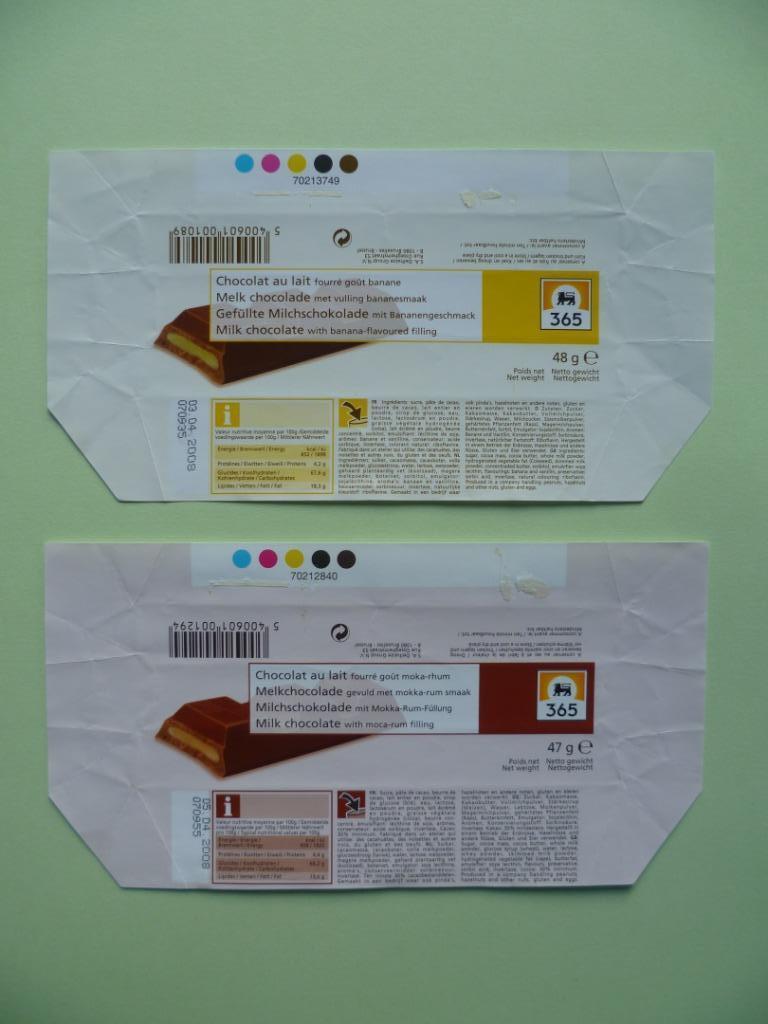 Chocolade Delhaize chocolat emballages wikkels omslagen x 2, Verzamelen, Merken en Reclamevoorwerpen, Ophalen of Verzenden, Gebruikt