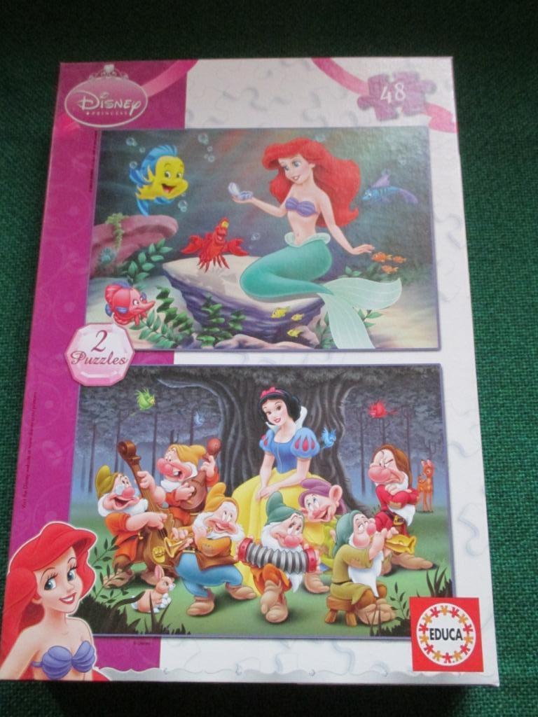 2 Disneypuzzels van 48 stuks, Kinderen en Baby's, Ophalen of Verzenden, Zo goed als nieuw