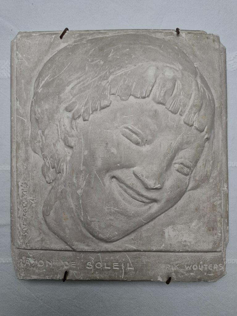 Nel - Rik Wouters - Rayon de soleil - plaasteren sculptuur, Antiek en Kunst, Kunst | Overige Kunst, Ophalen