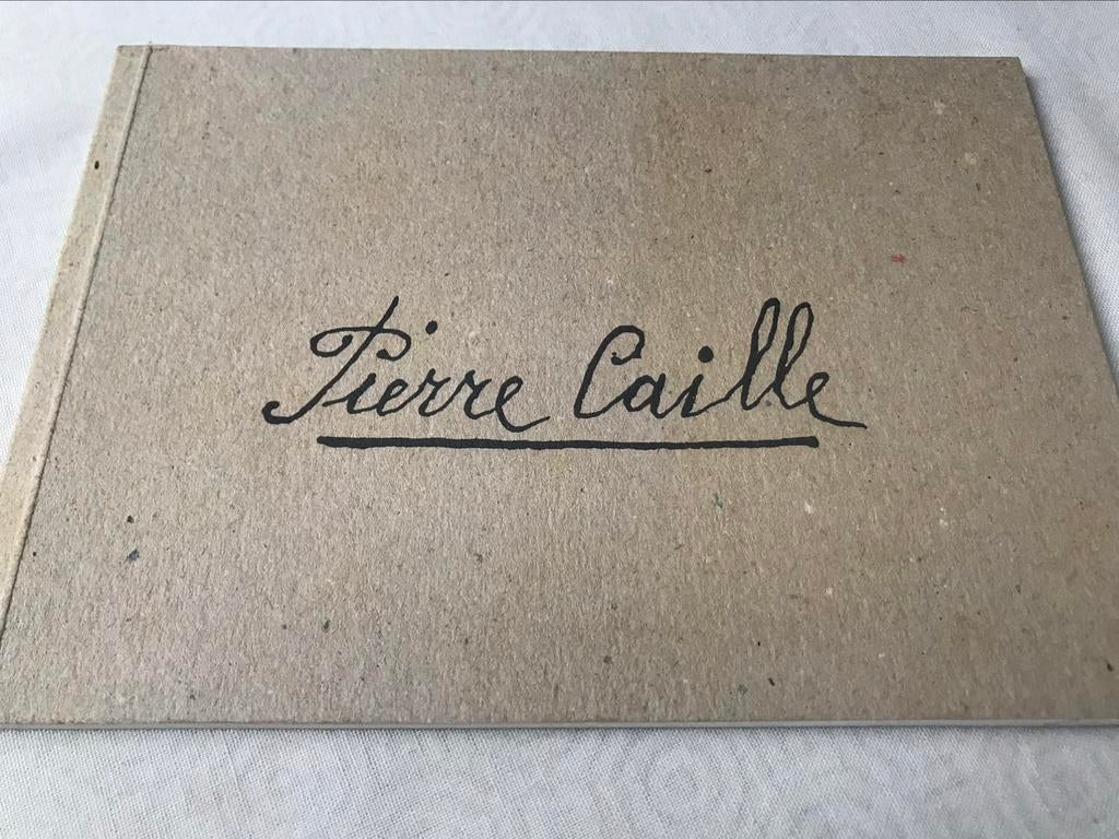 Livre d'artiste de Pierre Caille à 500 exemplaires, Enlèvement ou Envoi, Comme neuf, Design graphique