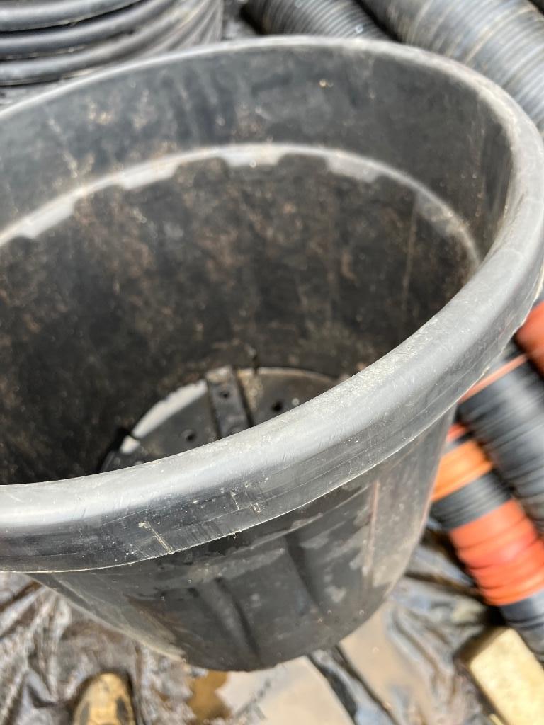 Grote plantenkuip boomkuip 49 x 41 cm, Kunststof, 40 cm of meer, Rond, Ophalen of Verzenden