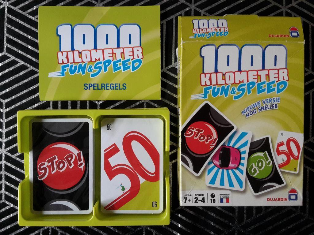 Nieuw spel 1000 kilometer Fun & Speed, E. Dujardin, 2-4 sp., Hobby en Vrije tijd, Ophalen of Verzenden, Zo goed als nieuw