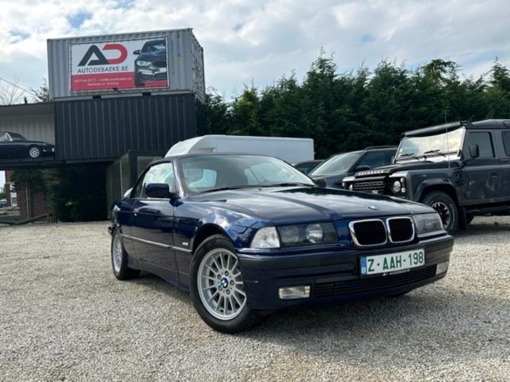 BMW 318 Cabrio Nieuwe electrische kap / Geen roest / Nieuwe, Auto's, BMW, Euro 2, 4 zetels, Zwart, Cabriolet