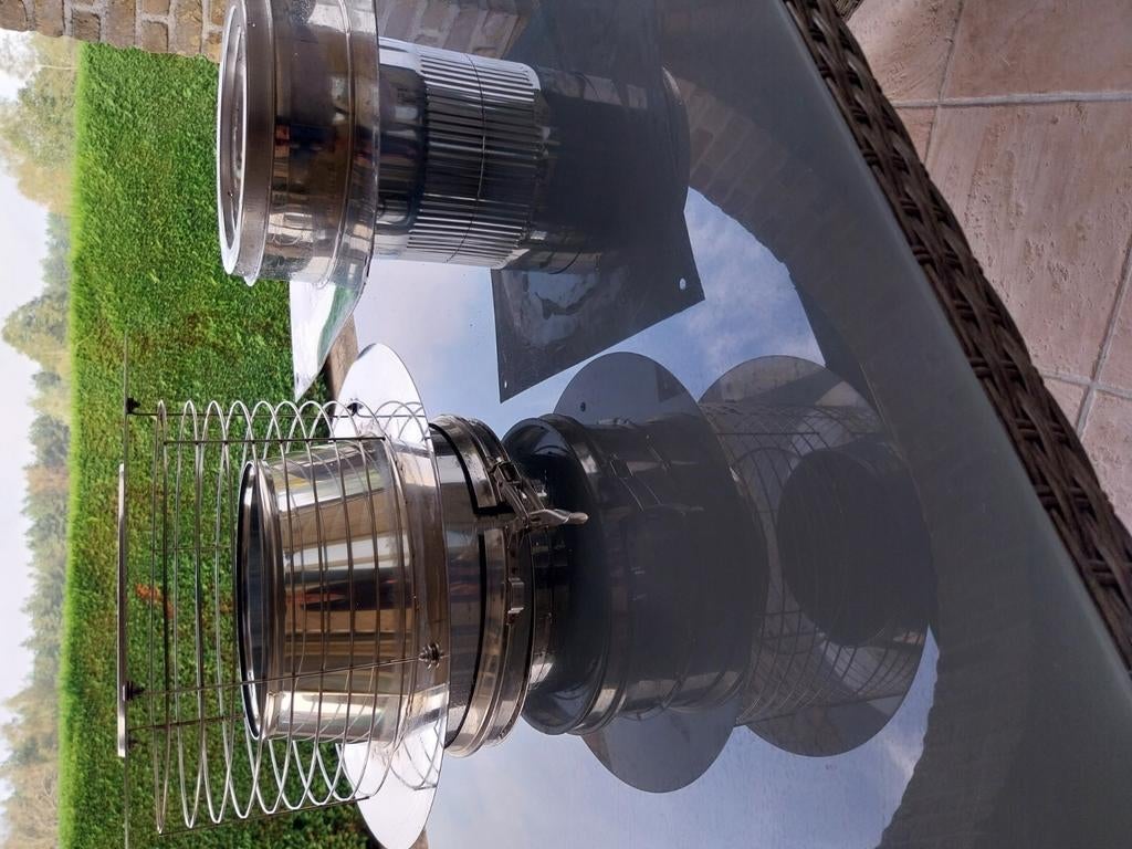 Inox schouwkap, Ophalen, Zo goed als nieuw