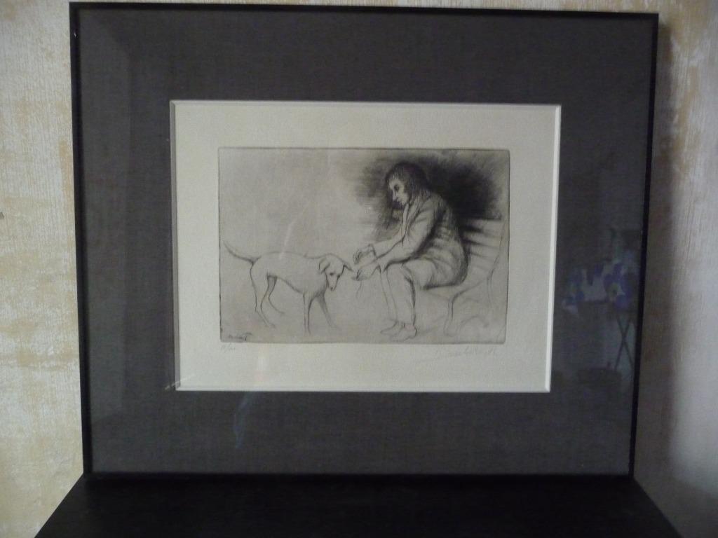 ROLAND DEVOLDER - MOOIE ETS - ORIGINEEL GESIGNEERD, Antiek en Kunst, Kunst | Etsen en Gravures, Ophalen of Verzenden, Ets, Genummerd