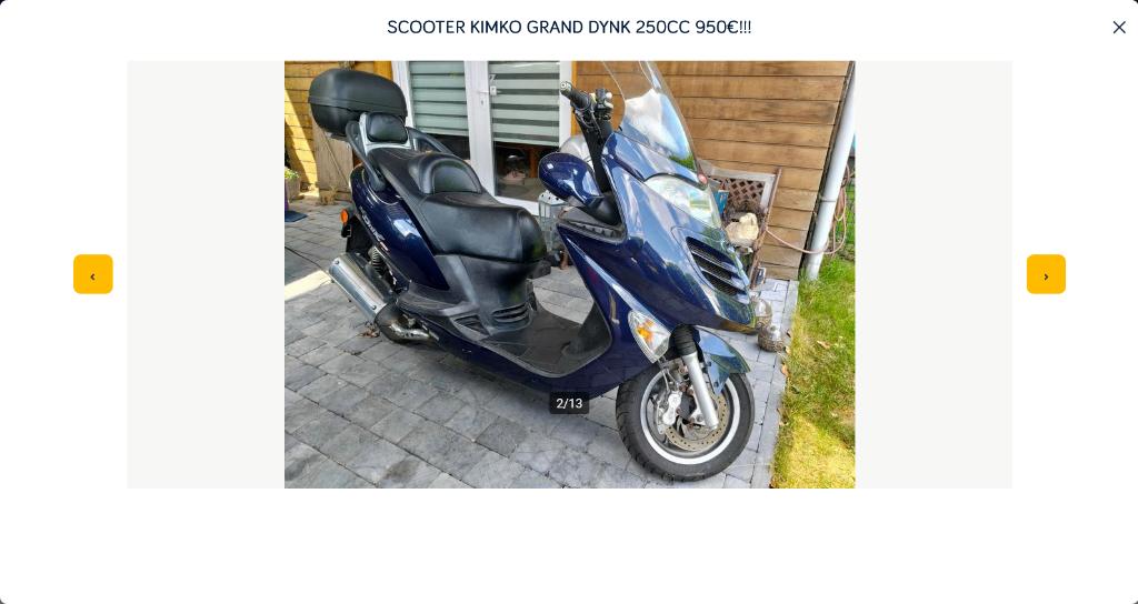 SCOOTER KIMKO GRAND DINK 250CC 800€!!! TE HERZIEN, Fietsen en Brommers, Scooters | Kymco, Gebruikt, Overige modellen, Benzine