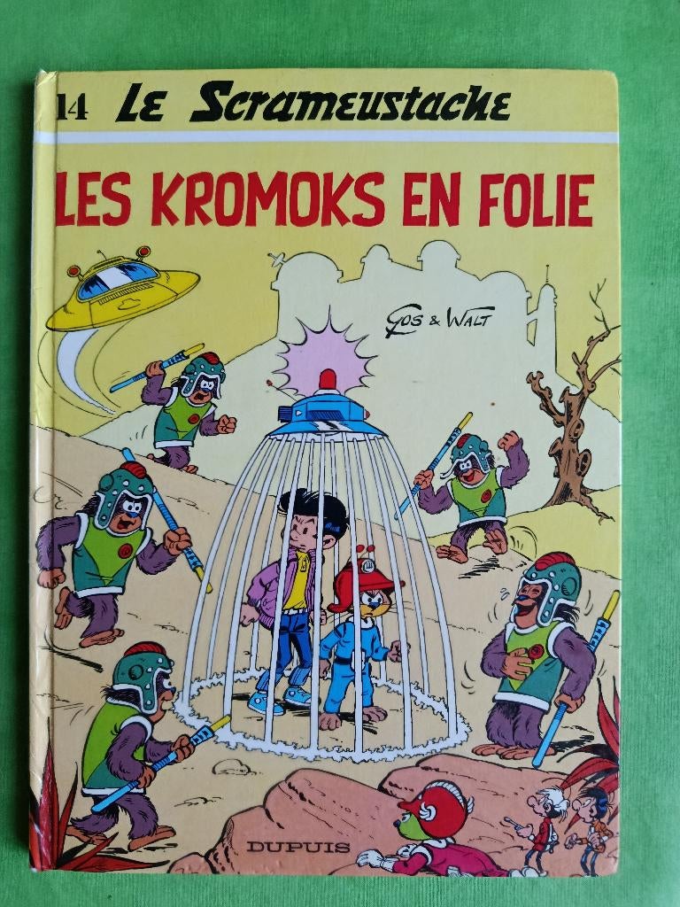 Le Scrôstache Tome 14 : Les Kromoks en fleuret, Livres, BD, Enlèvement ou Envoi, Une BD, -  Gos, Comme neuf