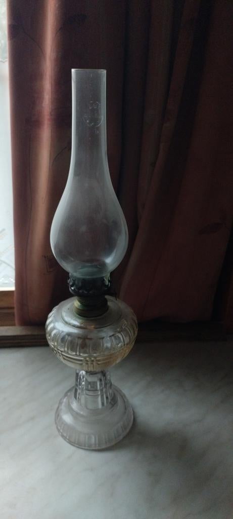 Lampe à huile à motif 50 cm, Antiquités & Art, Curiosités & Brocante, Enlèvement