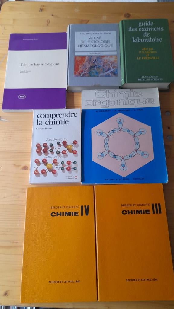 Chimie , biologie, Enlèvement ou Envoi, Comme neuf