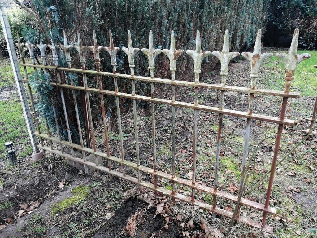 Barrière en fer forgé, Jardin & Terrasse, Enlèvement ou Envoi, Utilisé, Fer