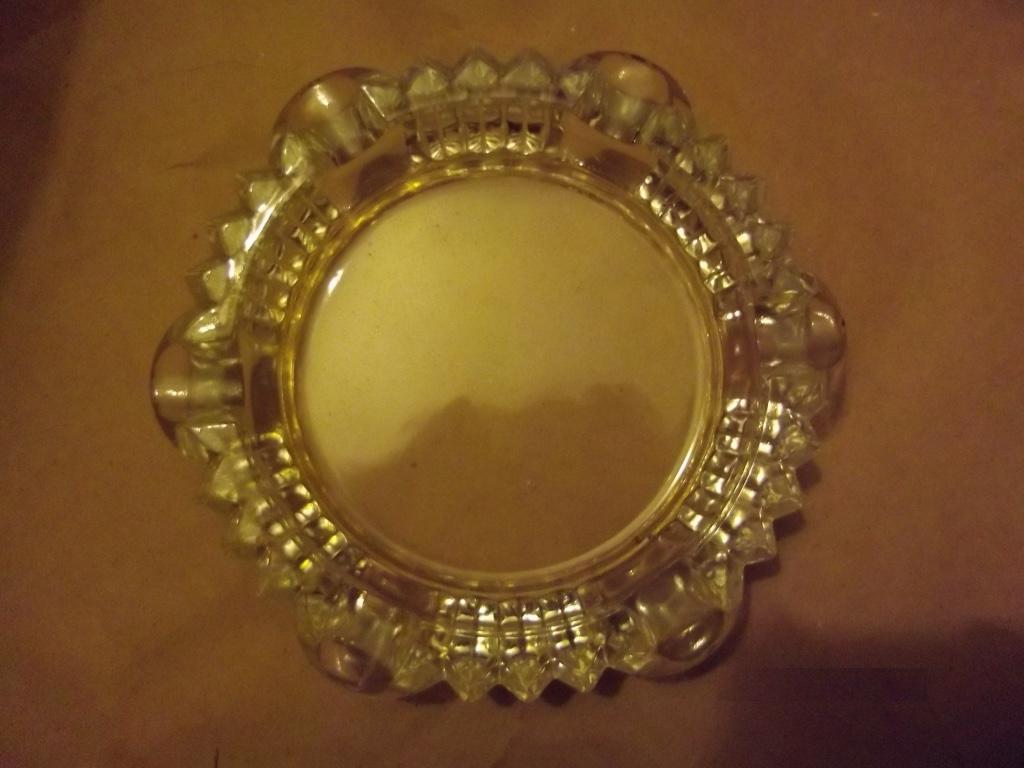 Glazen Asbak - retro, Verzamelen, Retro, Huis en Inrichting, Ophalen of Verzenden