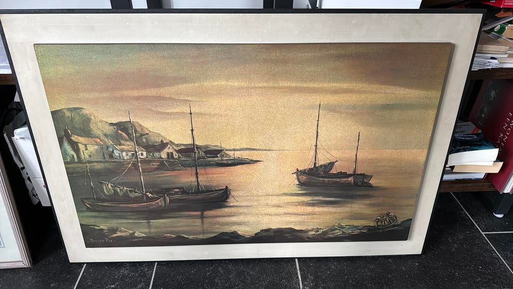 Très beaux bateaux, Antiquités & Art, Art | Peinture | Classique, Enlèvement