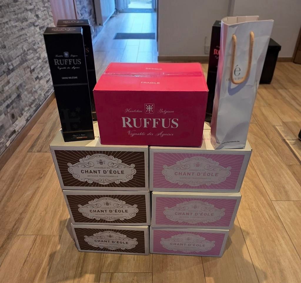 Méthode traditionnelle : Ruffus et Chant d'éole à vendre, Collections, Vins, Neuf, Rosé, Enlèvement