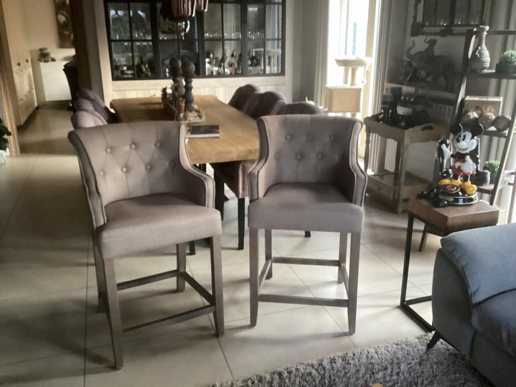 Landelijke barkrukken 2 stuks, 2 krukken, Ophalen, Nieuw