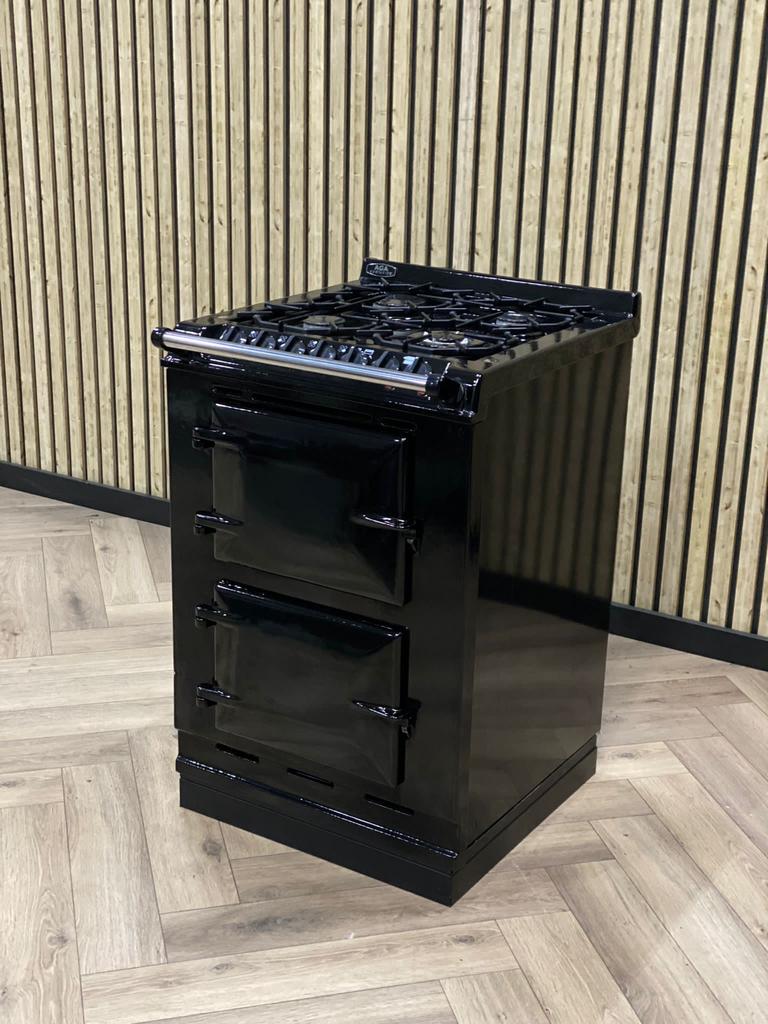 Belle Cuisinière Aga 60cm Gaz + Fours Electriques, Comme neuf, Autoportant