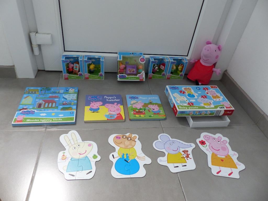 Joli grand set de Peppa Pig, Enlèvement ou Envoi, Comme neuf