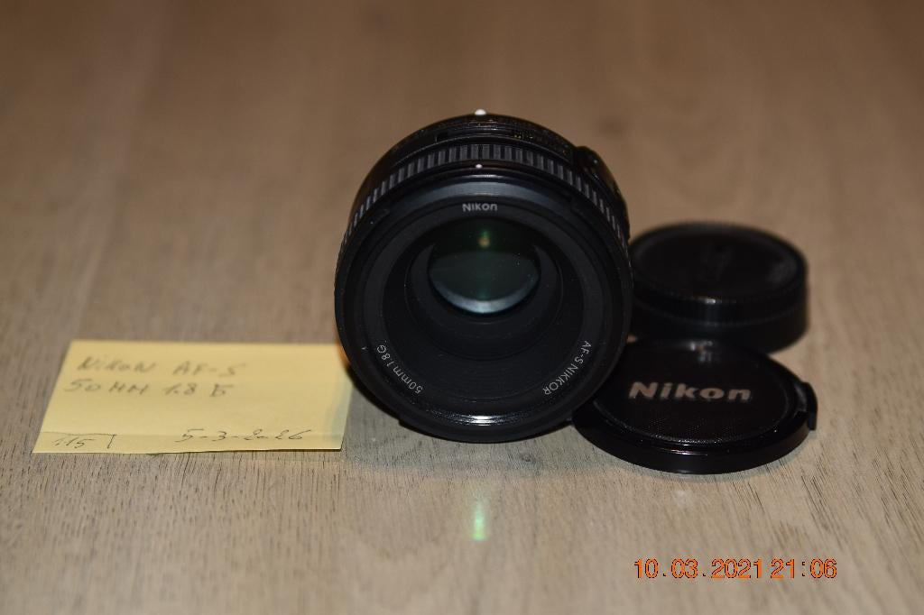 objectif à focale fixe Nikon AF-S 50 mm 1,8 G FX et DX, Enlèvement ou Envoi, Comme neuf, Lentille standard